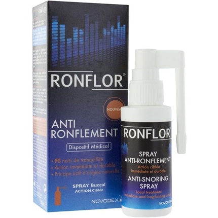 

Спрей для полости рта Ronflor Anti-Snoring 50 мл Натуральная мята Novodex