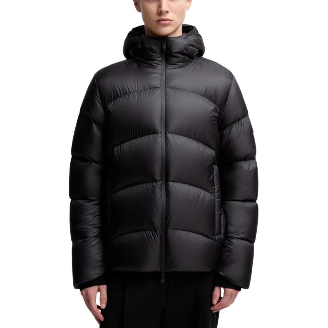 Короткая пуховая куртка Fulcran на молнии Moncler, черный — фото 3