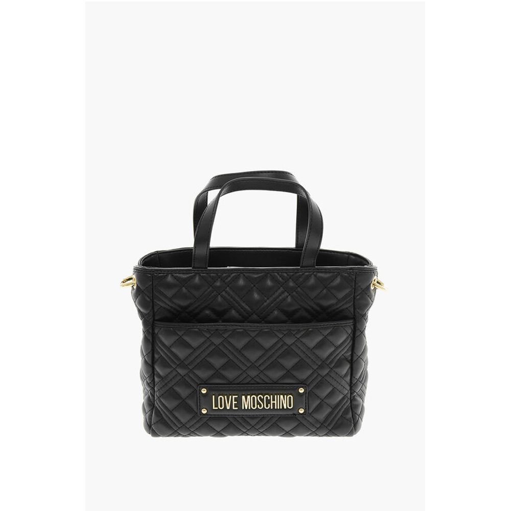 

Сумка LOVE из стеганой искусственной кожи с золотой цепочкой Moschino, Black