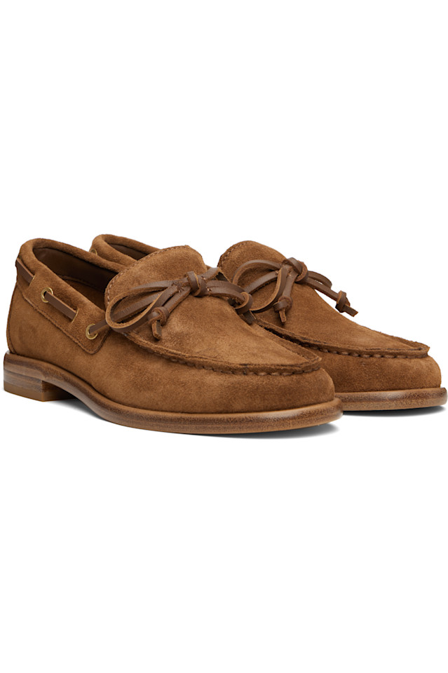 Картеровские замшевые топсайдеры Rag & Bone, цвет umber suede — фото 4