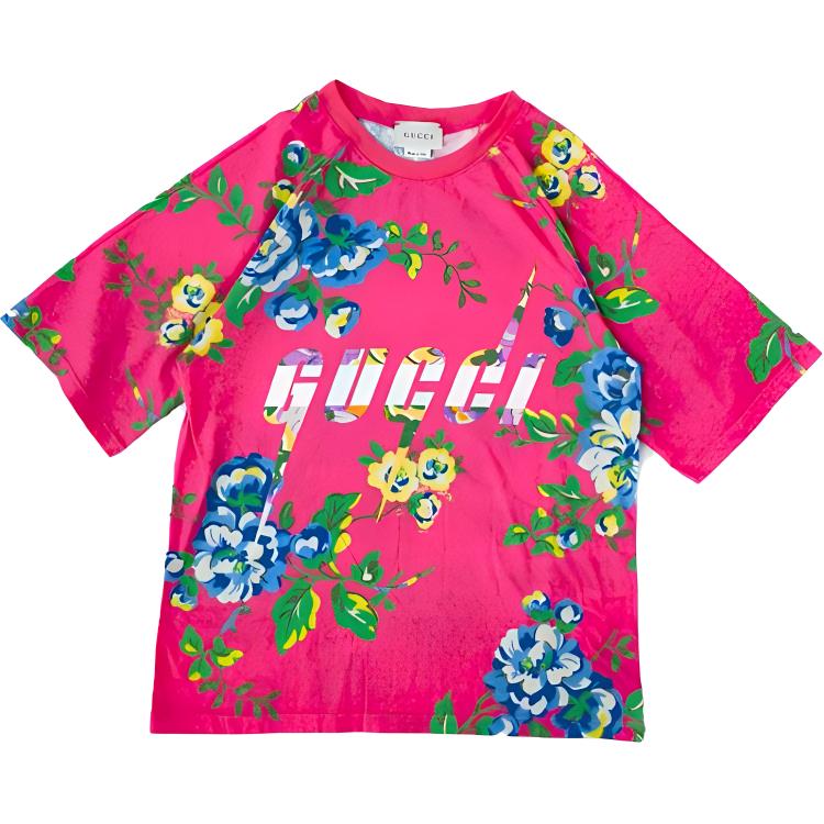 

Детская футболка GUCCI, Розово-красная