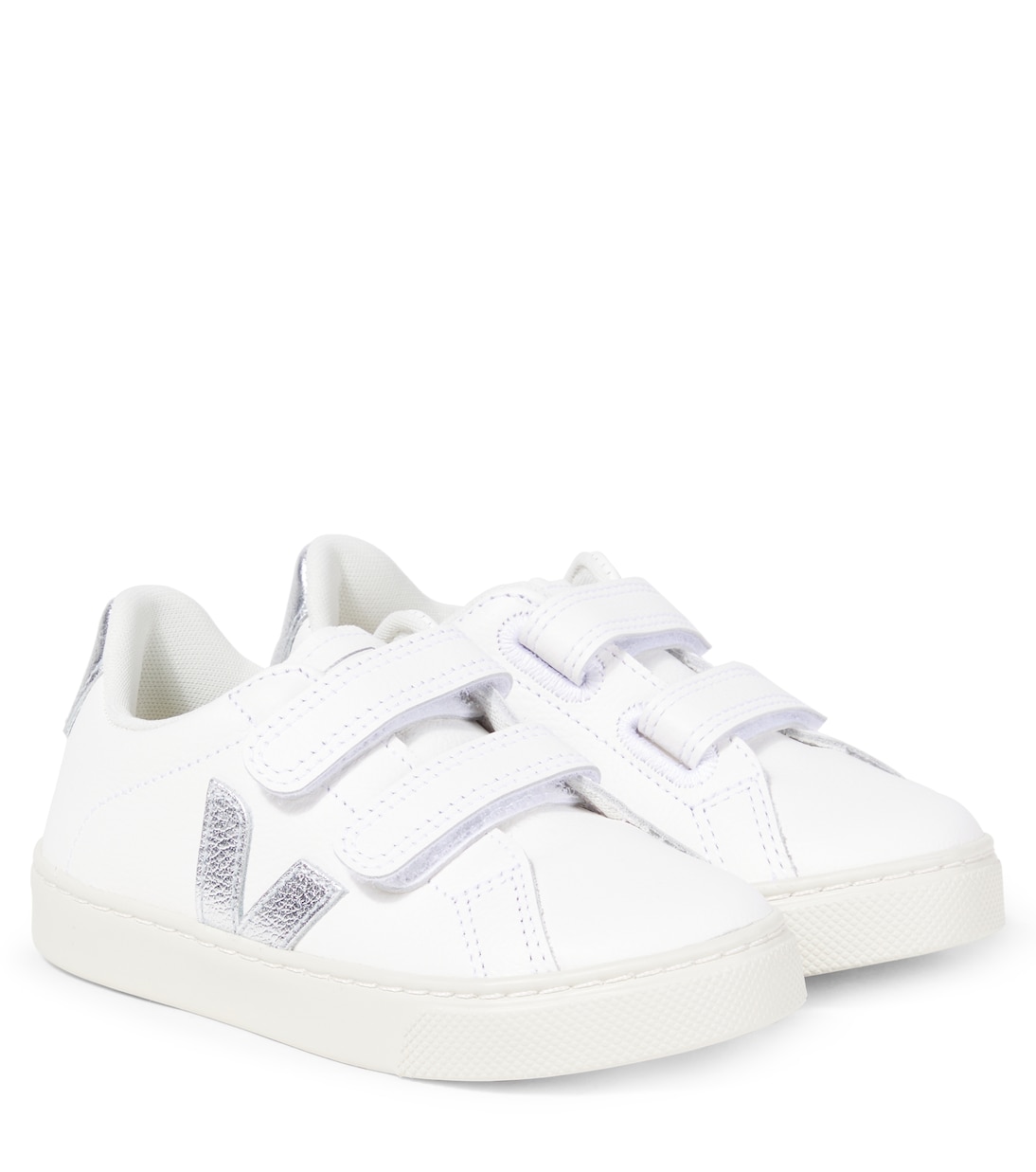 

Кожаные кроссовки Esplar Veja Kids, White_Silver