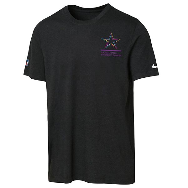 Футболка Youth Dallas Cowboys 2025 NFL Crucial Catch Tri-Blend Dri-FIT черная Nike — фото 3