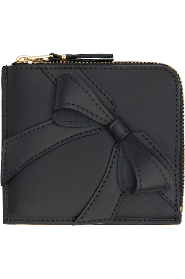 

Кошелёк с большим бантом Comme Des Garçons Wallets, черный
