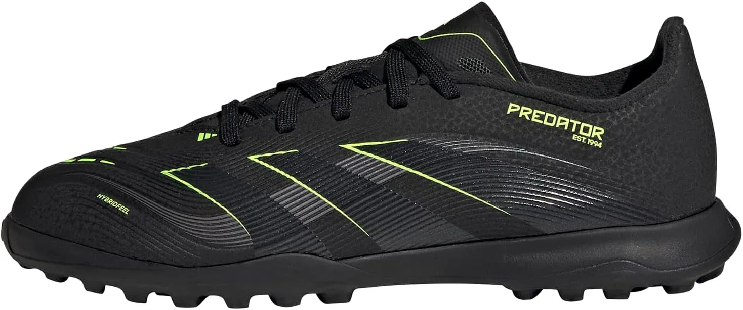 Футбольные кроссовки Adidas Originals Boys' League Predator для игры на траве, черный