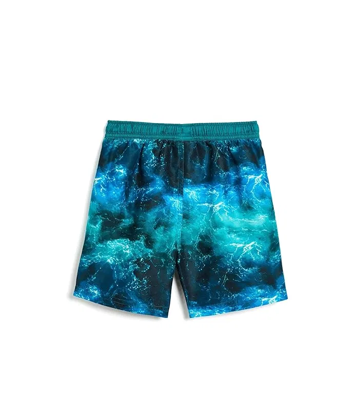 Плавки Waves Swim Trunks Deux par Deux, Blue Waves Print — фото 2