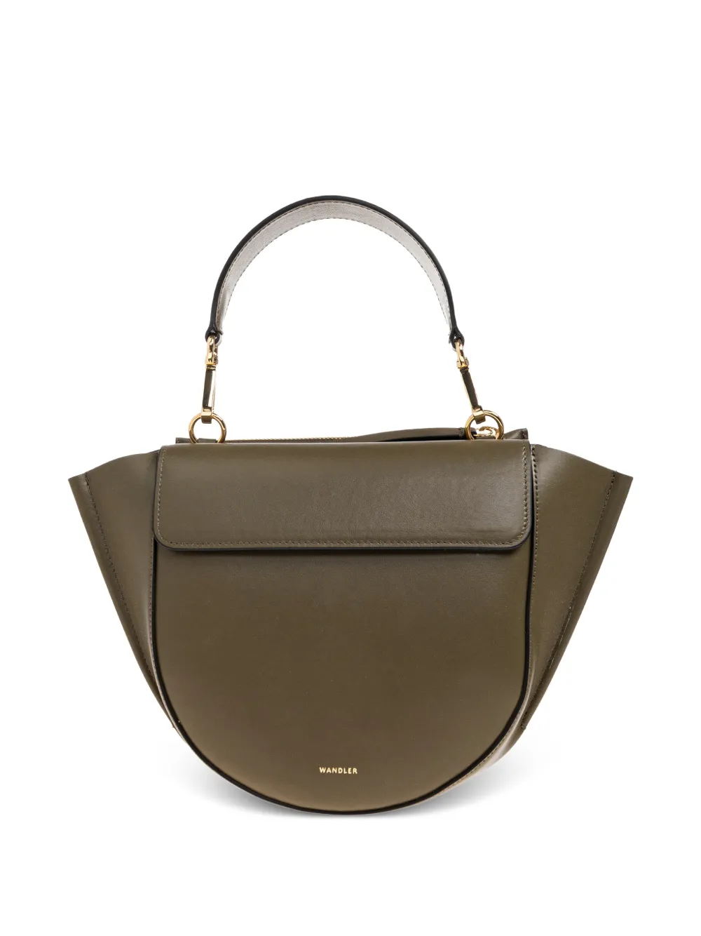 

Маленькая сумка-тоут Hortensia с верхней ручкой и клапаном Wandler, зеленый