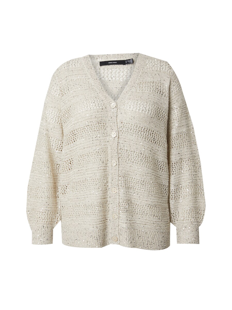 

Вязаный кардиган Vero Moda Curve VMCLeilani, бежевый