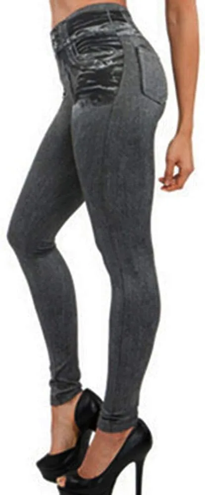 

JOFOW женские карандаш джинсы distressed washed stretch skinny high waist