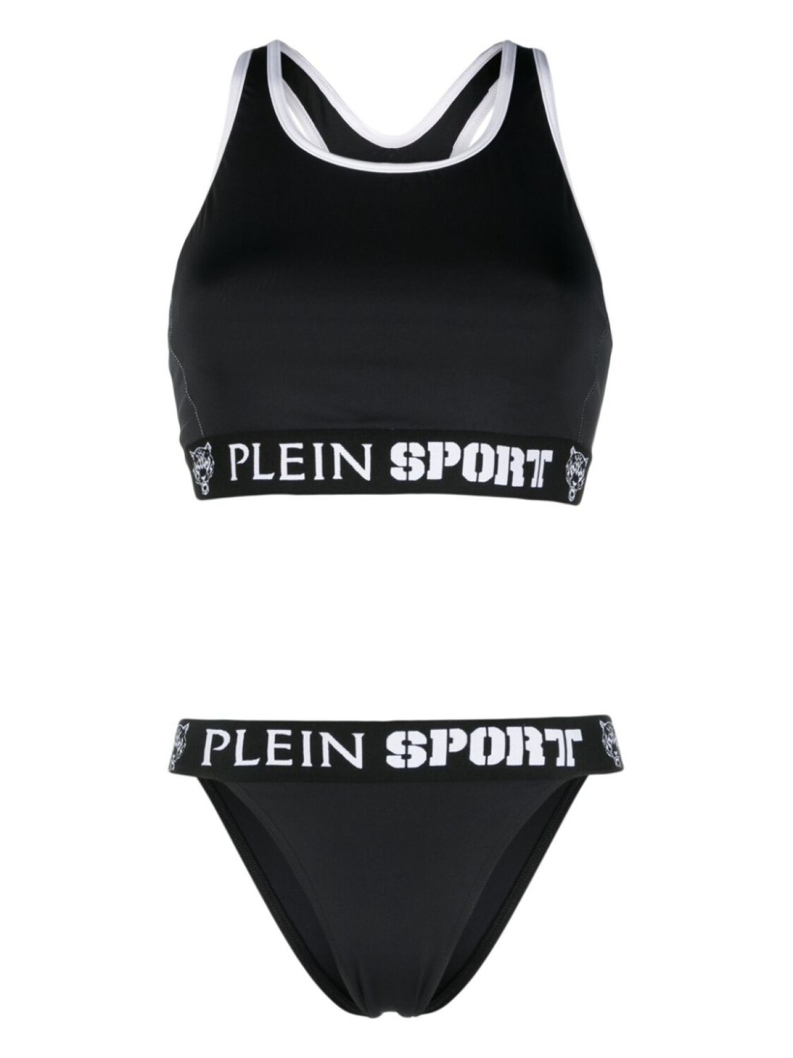 

Plein Sport бикини с принтом Baroque Tiger, черный