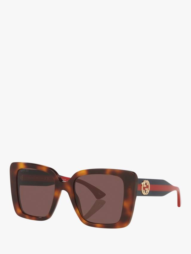 

Женские квадратные солнцезащитные очки GC002405 Gucci, Tortoise