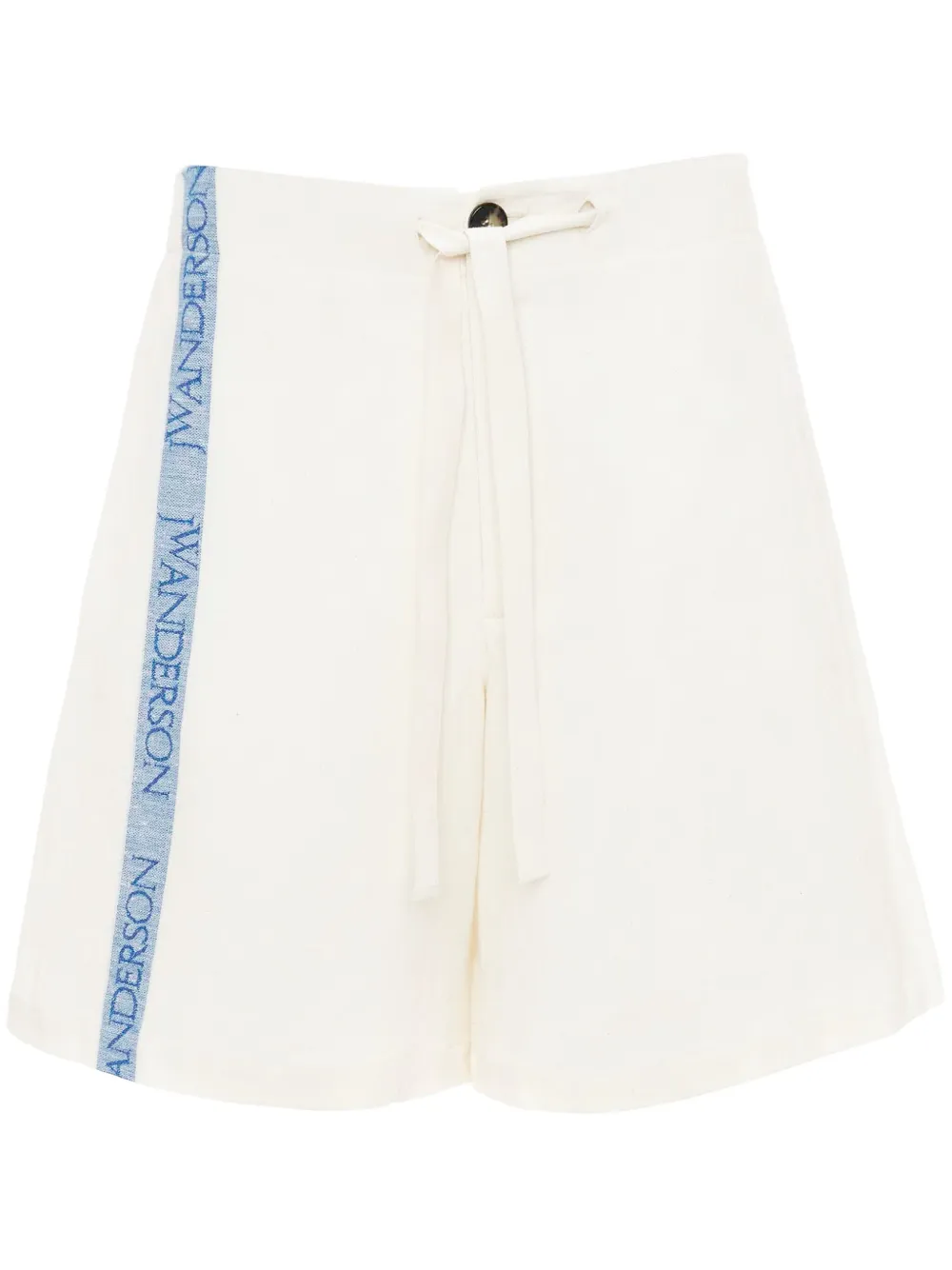 

Широкие шорты с логотипами на лампасах JW ANDERSON, белый