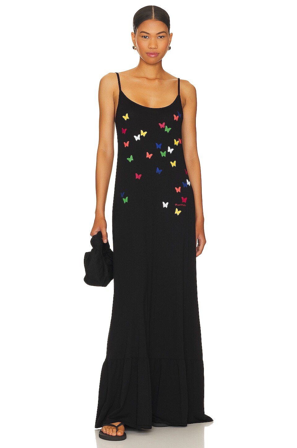 

Платье макси Lauren Moshi Beatrix Mini Butterflies, черный