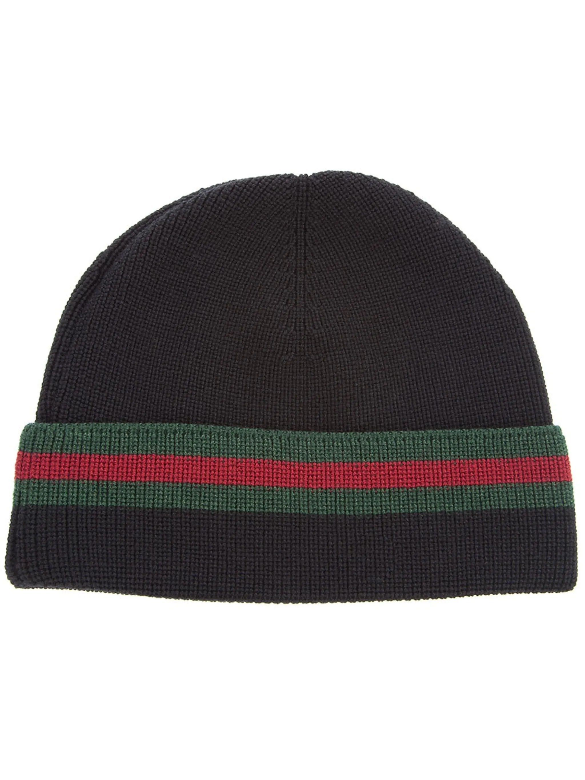 

Вязаная шапочка из шерсти и шелка Gucci, черный