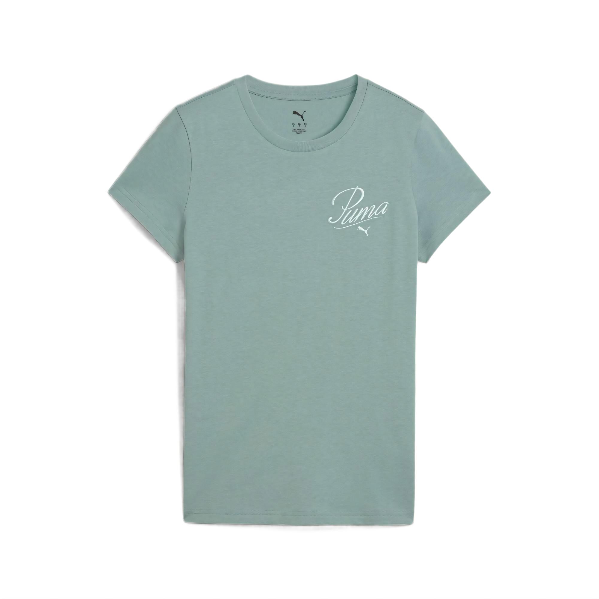 

PUMA Футболка женская зеленая, Зеленый, PUMA Футболка женская зеленая