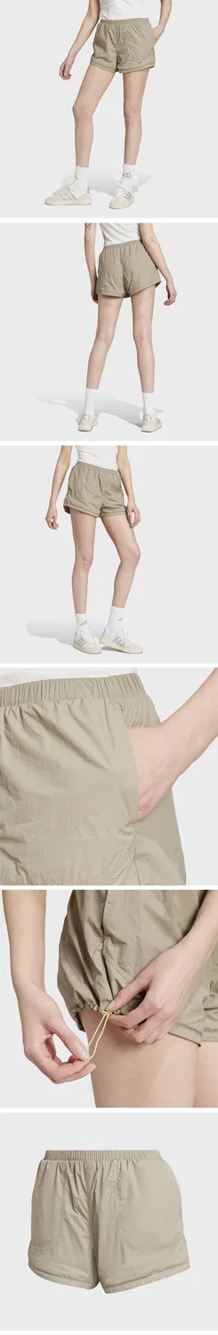Женские летние шорты-карго City Escape бежевые от Adidas — фото 4
