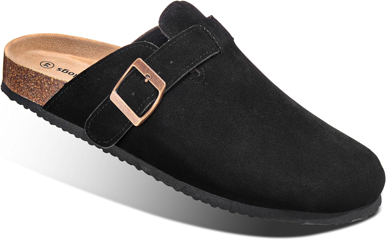 

Сабо, тапочки, босоножки BULLIANT для медсестер и работы, мужские и женские, с верхом на флисовой подкладке и стелькой с эффектом памяти из пробки, черный