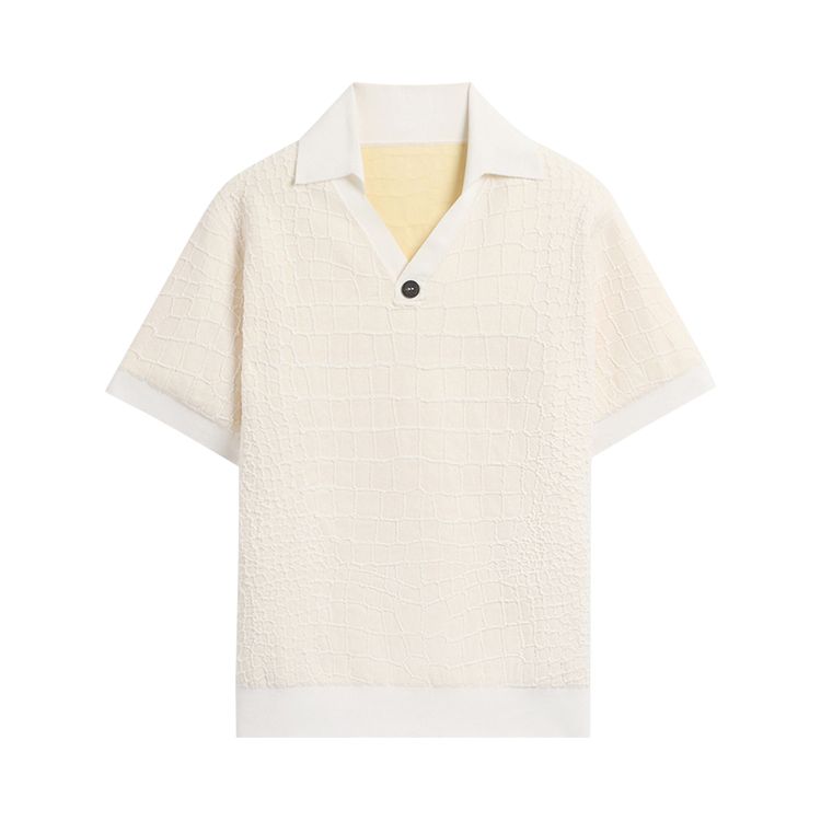 

Поло Jacquemus Le Polo Scala 'Off White', белый