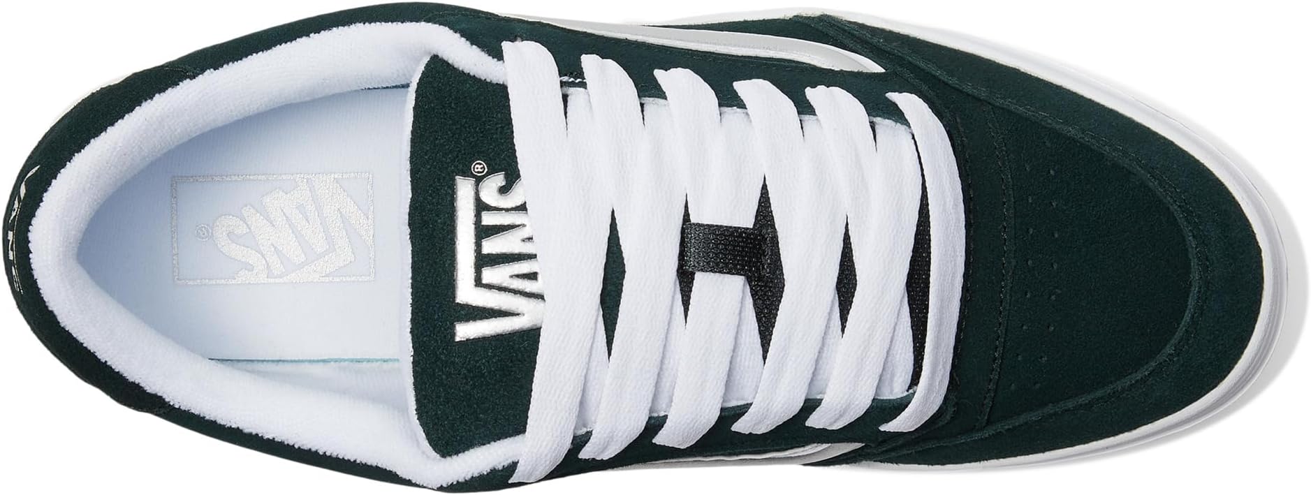 Кроссовки Vans Hylane, цвет Metallic Green/White — фото 2