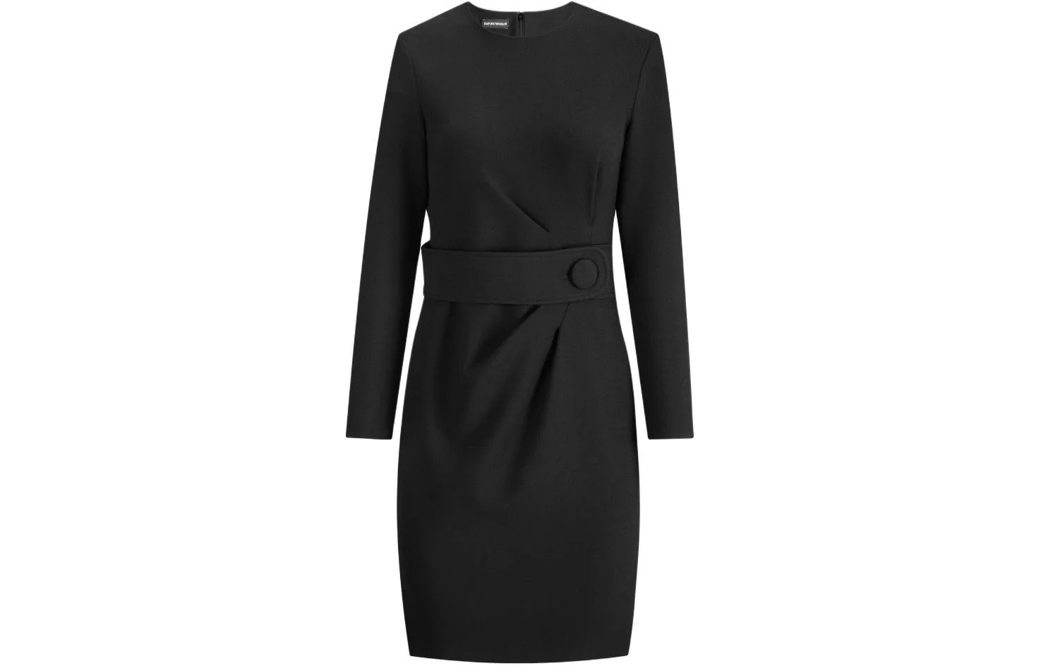 EMPORIO ARMANI Платье с длинными рукавами женское черное