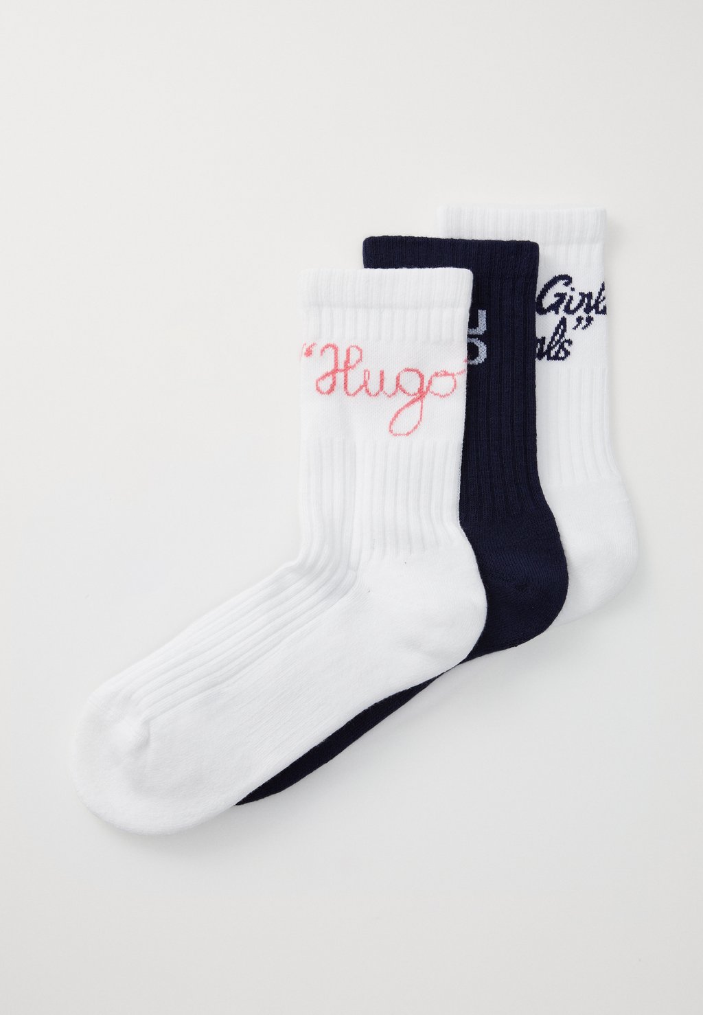 

Носки SLOGAN 3 PACK HUGO, черный