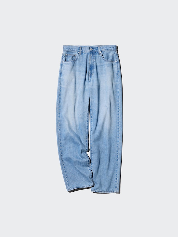 Мешковатые джинсы (удлиненные) Uniqlo, 01 off white — фото 3