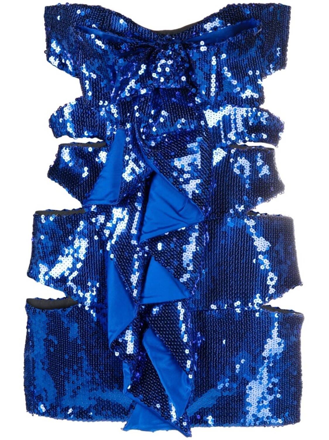 

Alexandre Vauthier платье мини с пайетками, синий