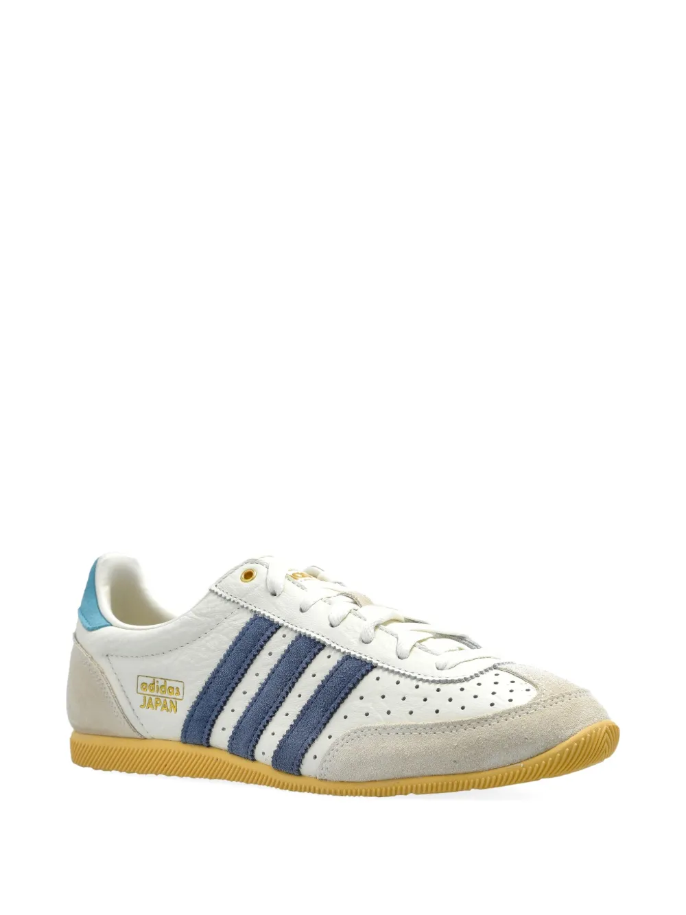 Японские кожаные кроссовки adidas, белый — фото 2