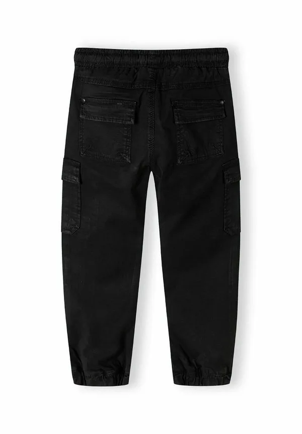 Брюки-Карго в стиле милитари с эластичным поясом Minoti, Black — фото 3