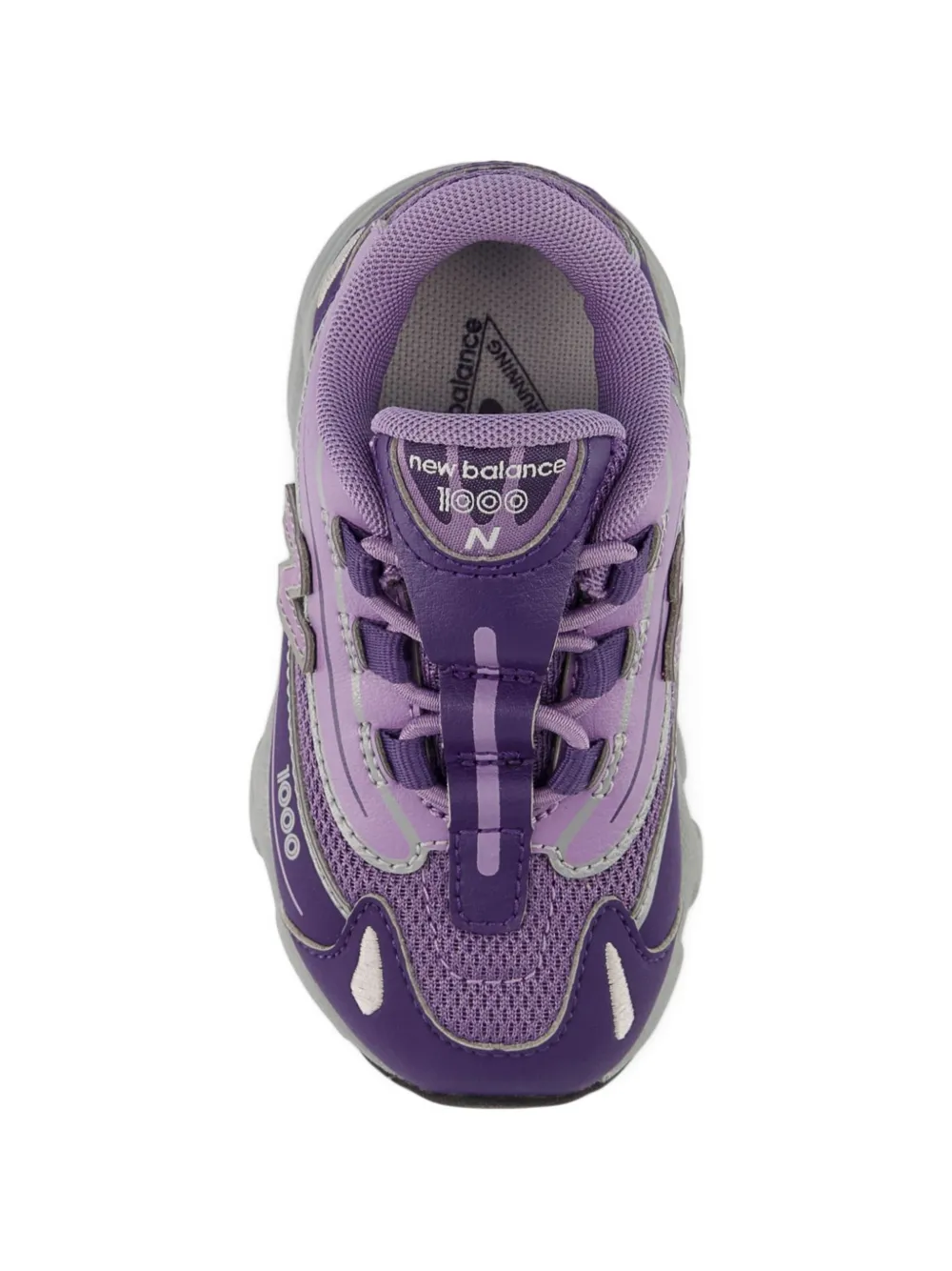 Кроссовки 1000 с эластичной шнуровкой New Balance Kids, фиолетовый — фото 4