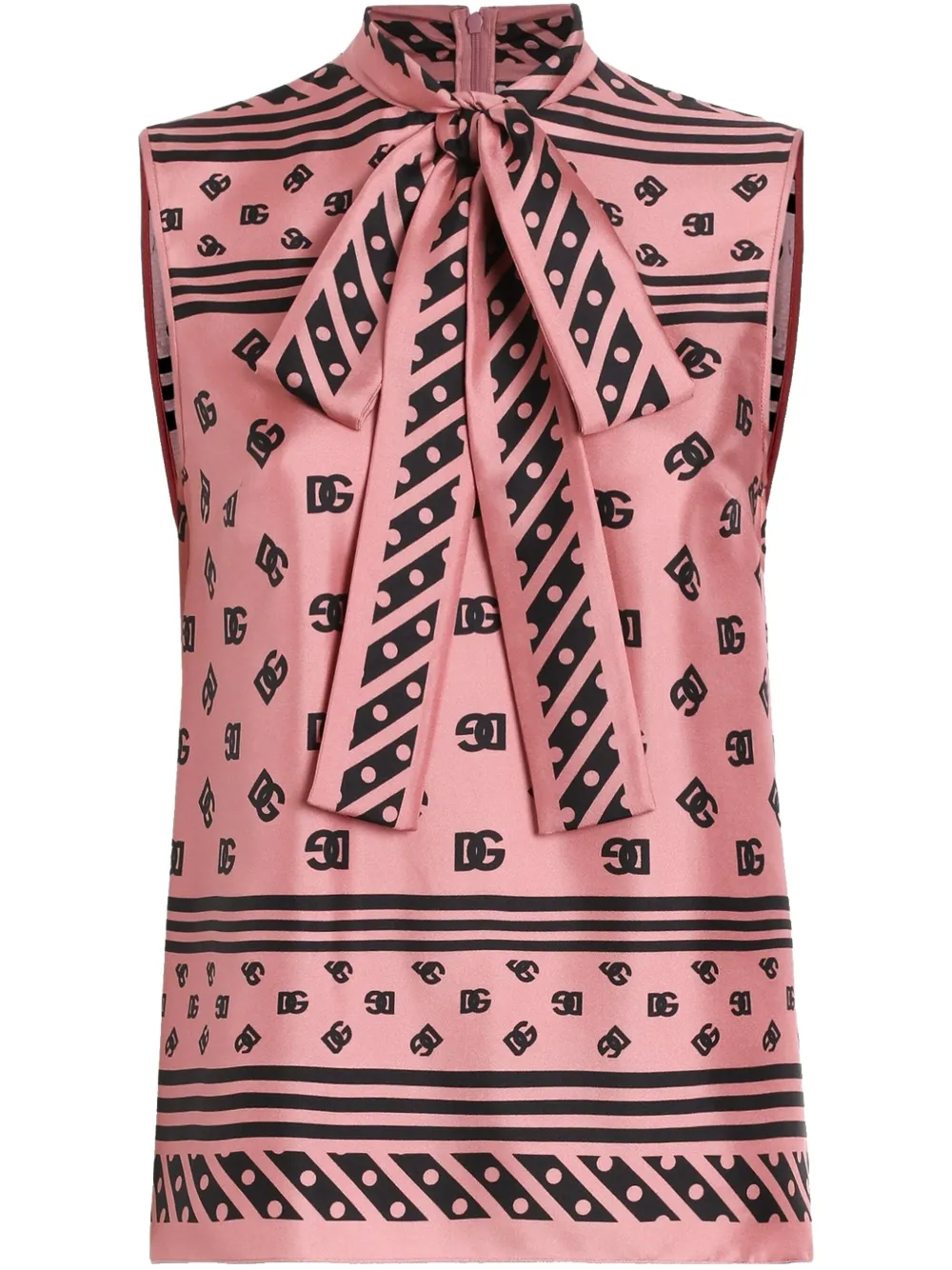 

Блузка с логотипом DOLCE & GABBANA, розовый