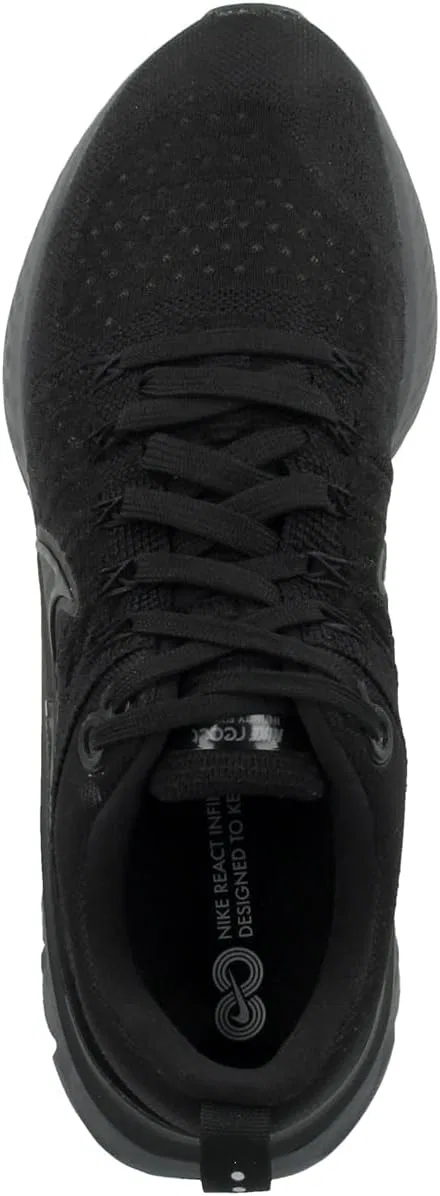 Мужские кроссовки Nike React Infinity Run FK 2, Black Black Iron Grey White — фото 2