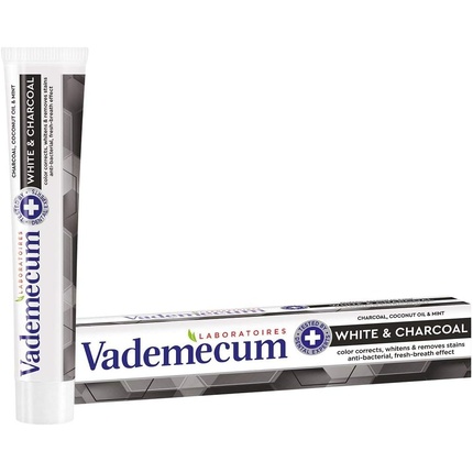 

Зубная паста White & Charcoal, 75 мл, 2,5 унции Vademecum