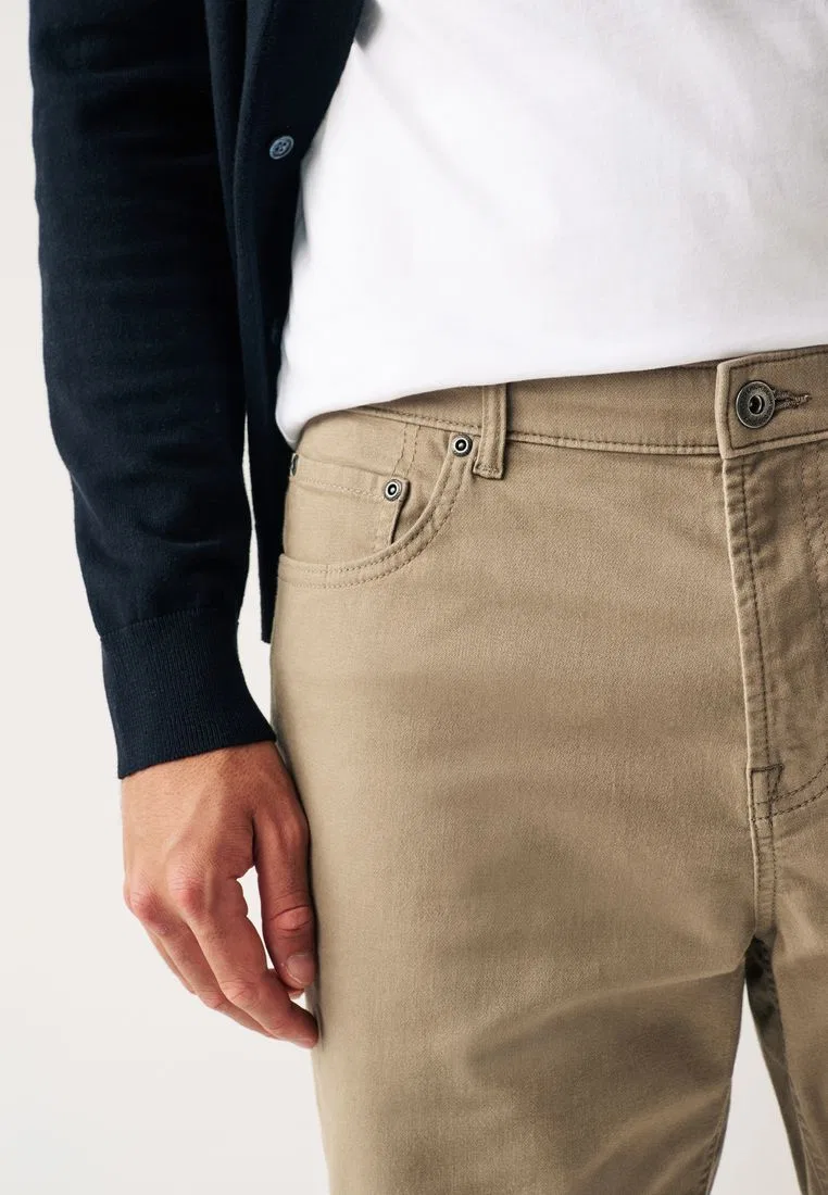Брюки чинос, slim fit, Soft Touch Next, цвет Stone — фото 3