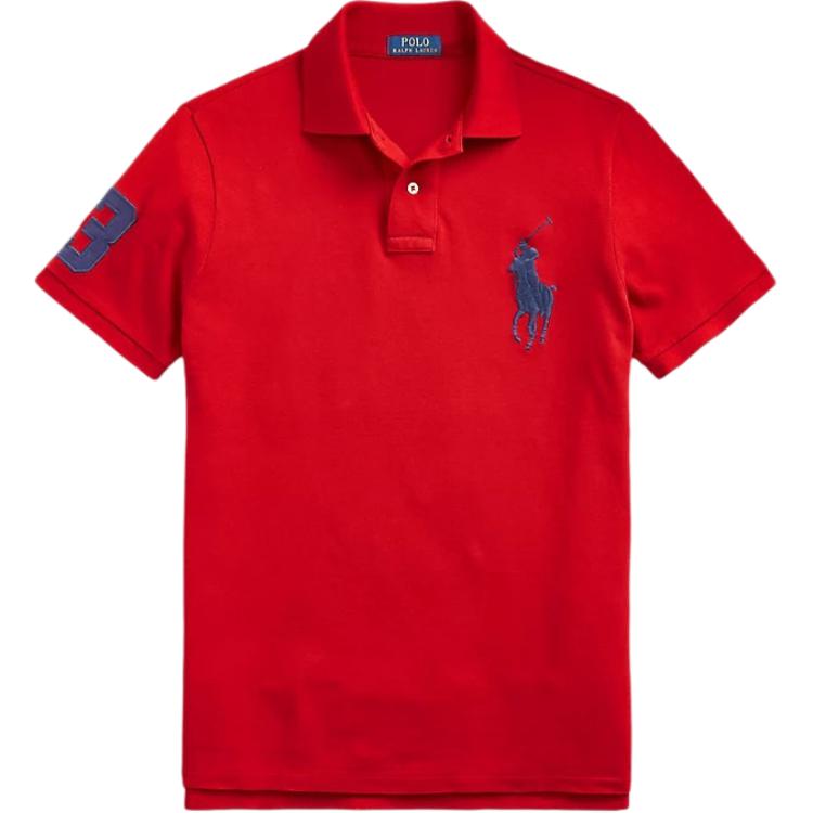 Поло Big Pony Polo Ralph Lauren, красный — фото 3
