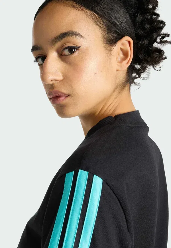 Футболка клубная Adidas Performance, черный полумятный — фото 4