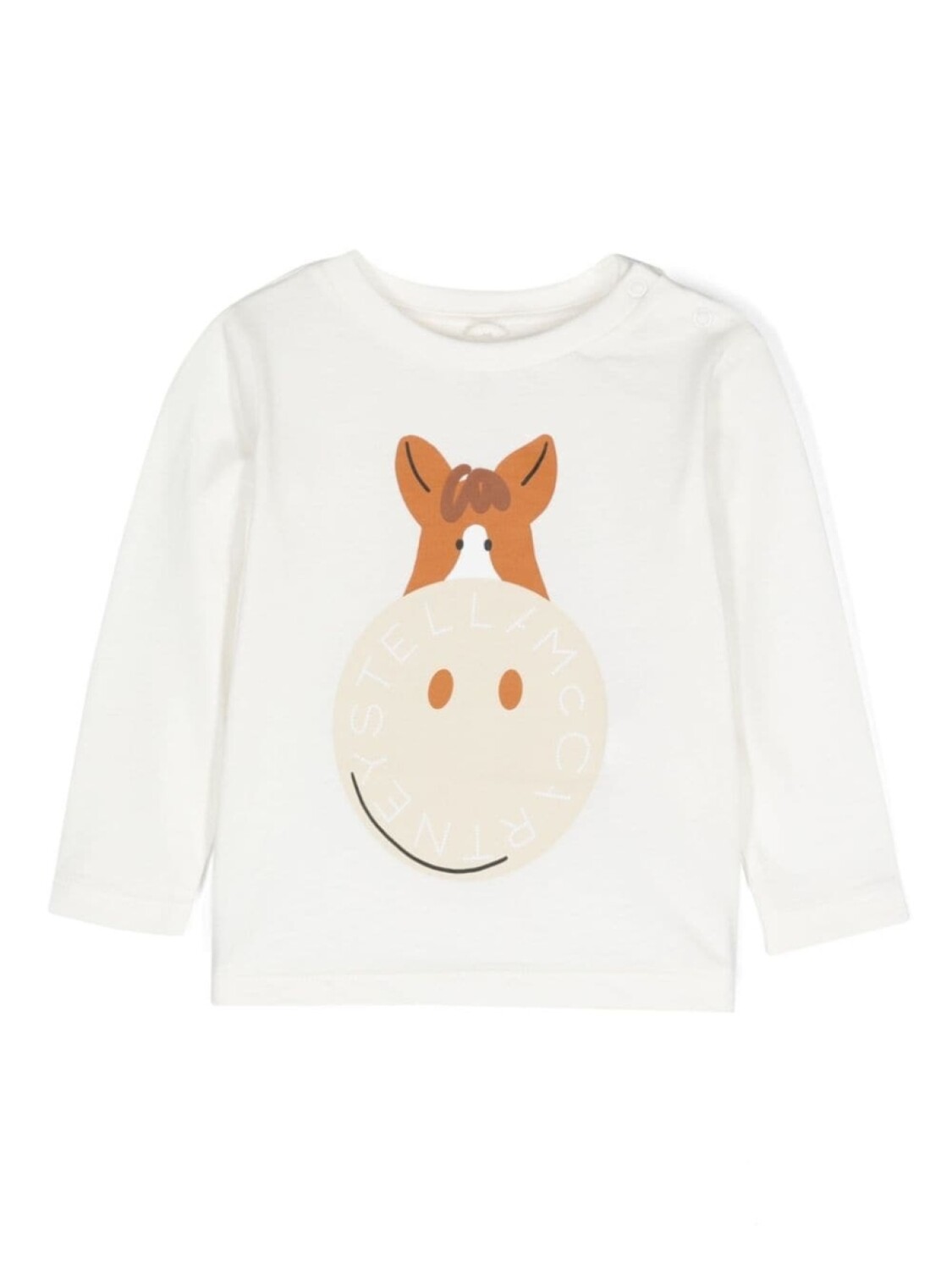 

Stella McCartney Kids футболка с графичным принтом, белый
