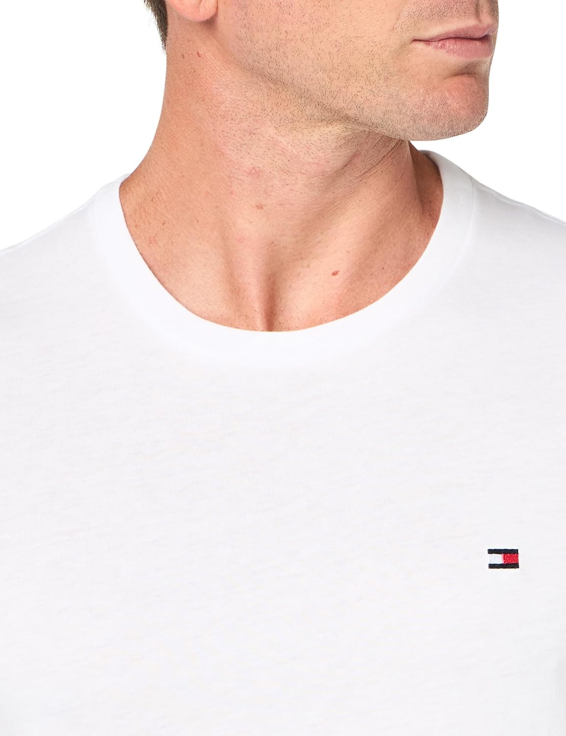 Мужской комплект для сна из поплина Tommy Hilfiger, White, Navy Micro Flag — фото 3