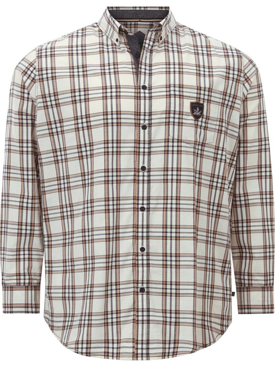 

Рубашка на пуговицах Comfort fit Charles Colby Duke Lysandric, Wool white