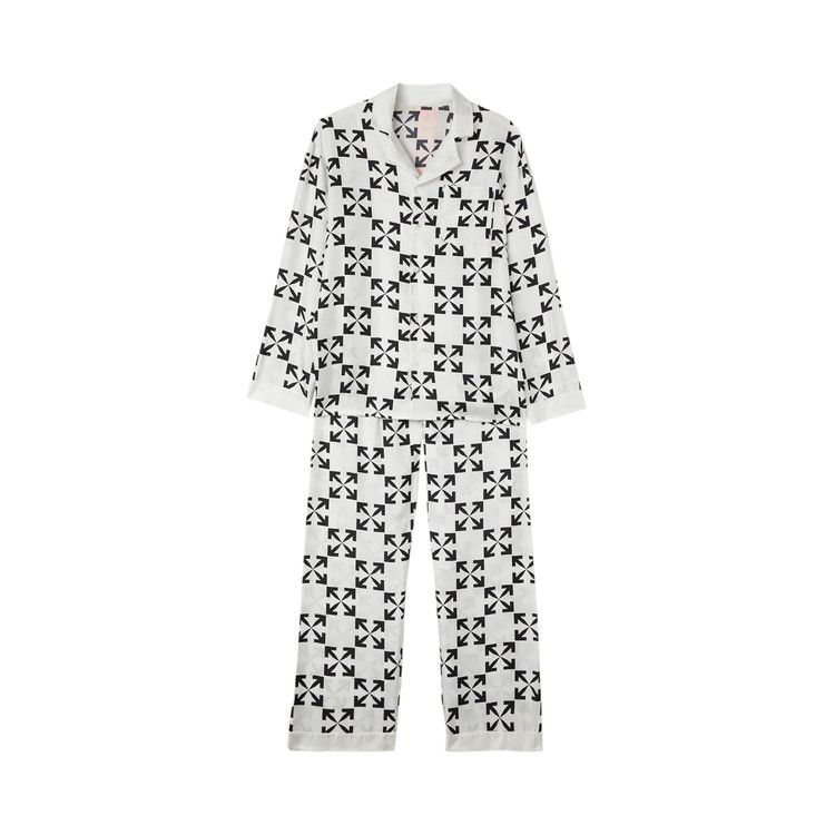 

Топ Off-White Arrow Pattern Pyjamas, Black/White