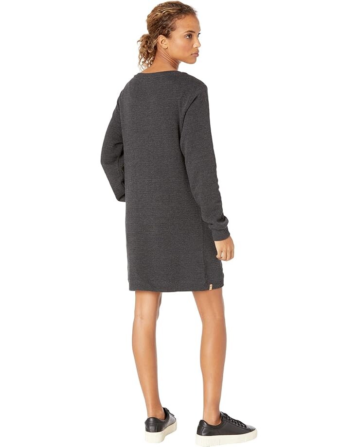 

Платье tentree Fleece Crew Dress, цвет Meteorite Black Heather