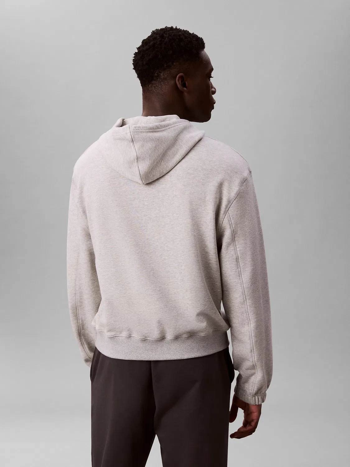 Толстовка Calvin Klein серого цвета — фото 3