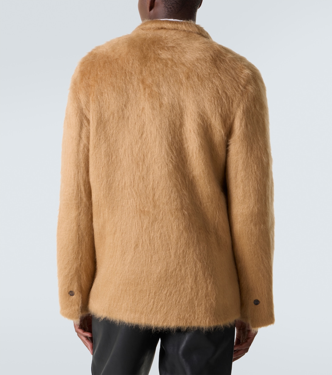 Блейзер из кашемира, мохера и шелка Tom Ford, Camel Beige — фото 4