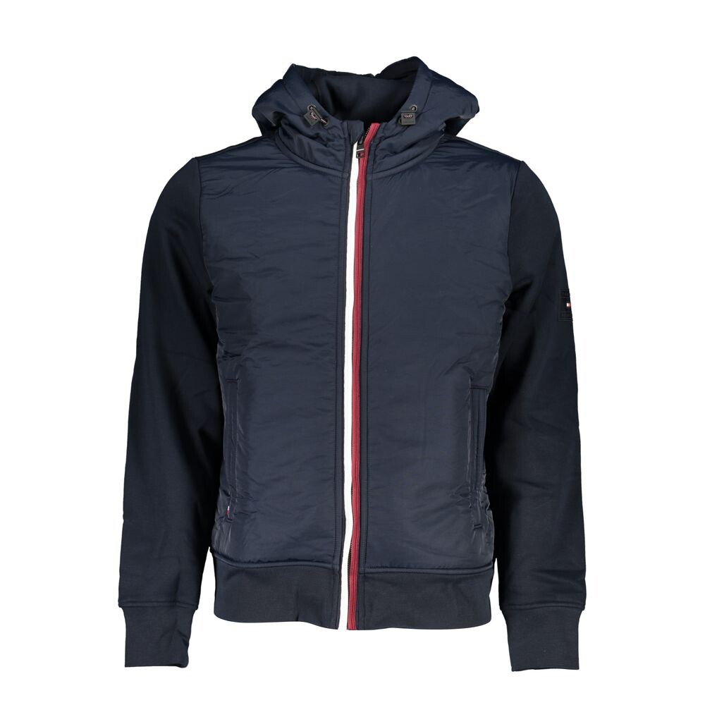 

Элегантная синяя спортивная куртка с капюшоном Tommy Hilfiger
