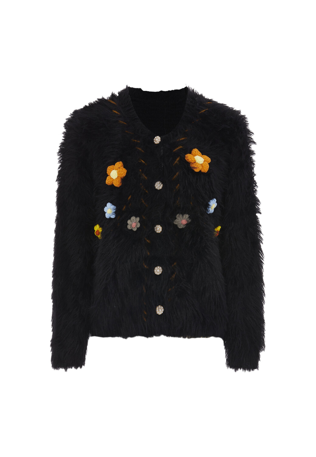 

Толстовка IZIA Strickjacke, черный