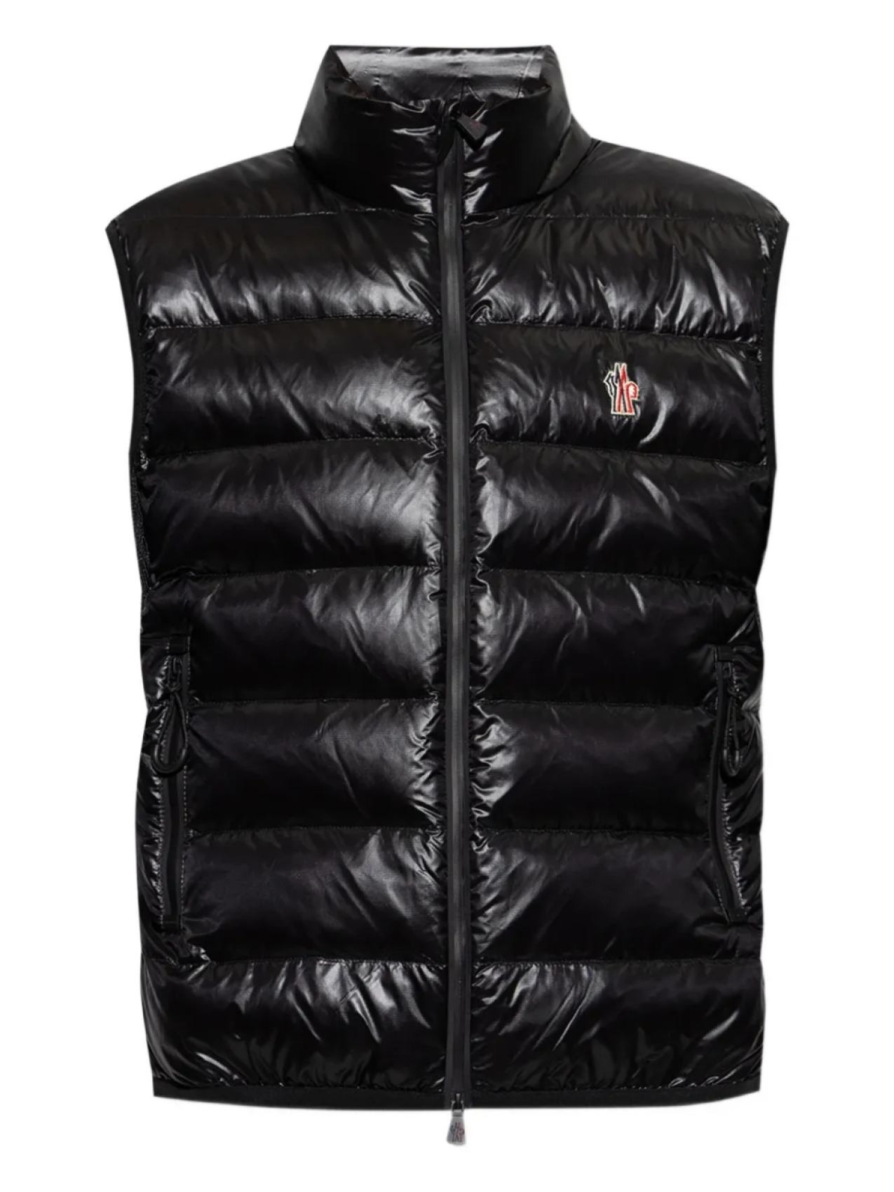 

Moncler Grenoble пуховый жилет, черный