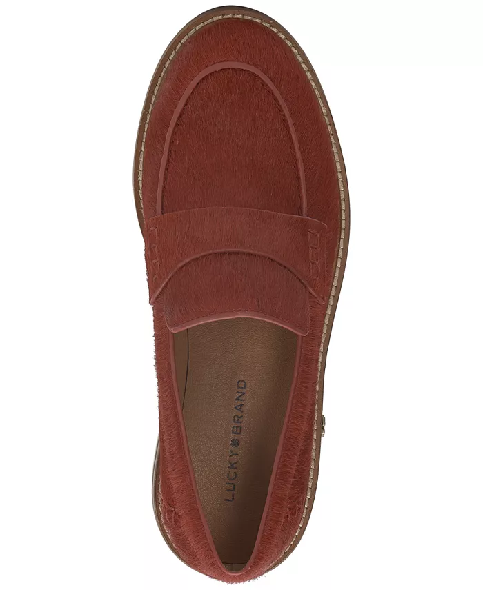 Женские лоферы Salima с классическим кроем Lucky Brand, красный — фото 4