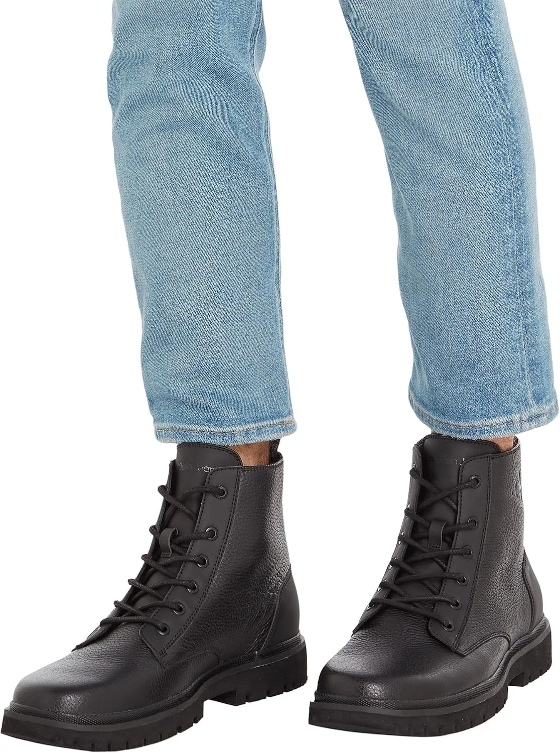 Мужские ботинки Calvin Klein Eva Mid на шнуровке LTH Ym0ym00751, черный — фото 2