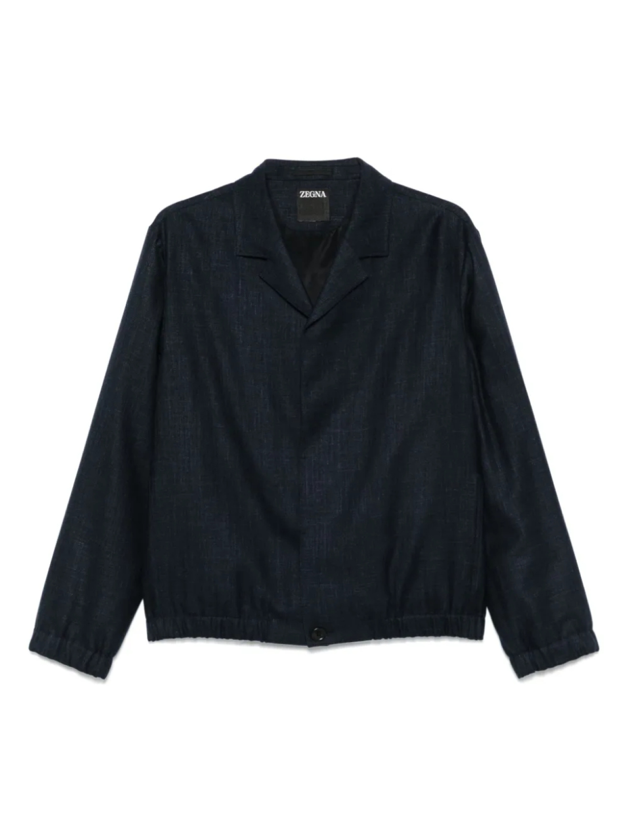 

Куртка Zegna с эффектом меланжа, синий