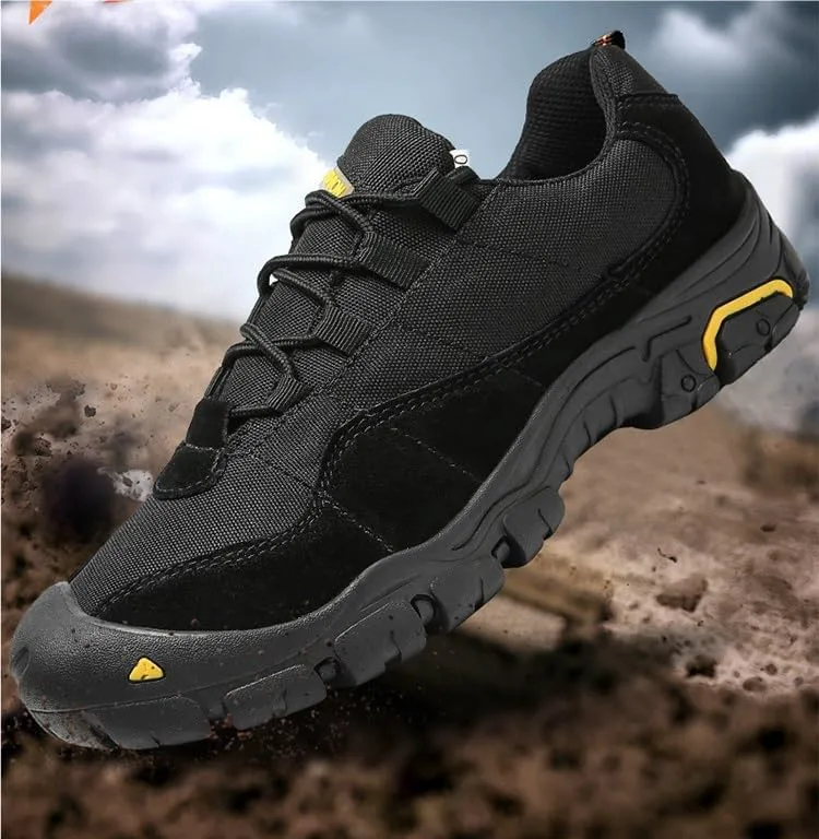 

Мужские походные ботинки, обувь для ходьбы на открытом воздухе, рабочие ботинки с мягким носком DMGYCK, черный